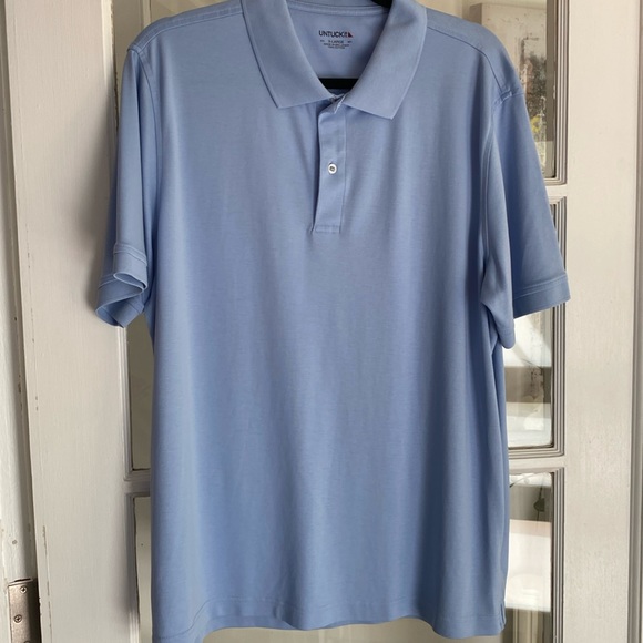 UNTUCKit Poloi in Indigo Blue NWOT - Picture 2 of 7